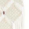 vidaXL Adorno de pared de macram&eacute; algod&oacute;n 40x80 cm