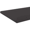 vidaXL Estante flotante 2 pcs Negro 40 x 17,5 x 2,5 cm Acero