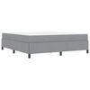 vidaXL Cama tipo Box Spring Gris Claro 180 x 200 cm tela