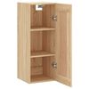 vidaXL Armario de pared madera ingenier&iacute;a roble Sonoma 34,5x34x90 cm