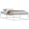 vidaXL Estructura de cama sin colch&oacute;n de metal blanco 90x200 cm