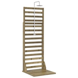 vidaXL Ducha exterior 225 cm Natural