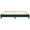 vidaXL Estructura Estructura de cama con somier terciopelo verde oscuro 180x200 cm