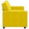 vidaXL Sof&aacute; de 2 plazas terciopelo amarillo 140 cm