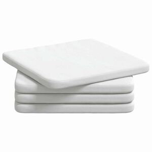 vidaXL Cojines para asiento 4 pcs 40 x 40 x 3 cm tela