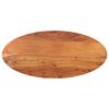 vidaXL Tablero de mesa ovalado madera maciza de acacia 90x40x3,8 cm