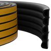 vidaXL Sello de ventana autoadhesivo Negro 14 x 12 mm 25 m Espuma EPDM