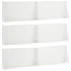 vidaXL Muro de Contenci&oacute;n 6 uds. 80 x 12 x 50 cm Acero Blanco