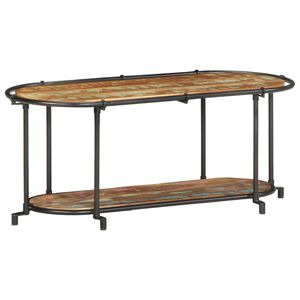 vidaXL Mueble de TV madera maciza reciclada 100x42x40 cm