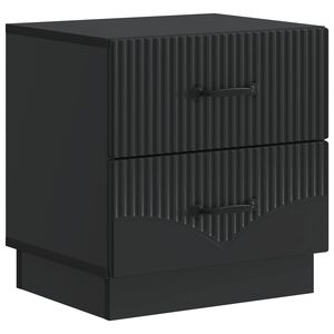 vidaXL Armario de Noche Negro 43 x 34,5 x 44,5 cm Madera de Ingenier&iacute;a