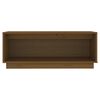vidaXL Mueble de TV madera maciza de pino marrón miel 90x35x35 cm