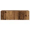 vidaXL Muebles de TV de pared 3 uds madera vieja madera de ingenier&iacute;a