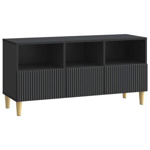 vidaXL Mueble de TV 102 x 34,5 x 50 cm Negro Madera de Ingenier&iacute;a