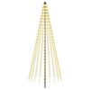 vidaXL &Aacute;rbol de Navidad LED 235 cm 500 LED Blanco C&aacute;lido Hierro Negro