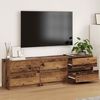 vidaXL Unidades de TV 2 pcs Madera Vieja 180 x 34 x 50 cm