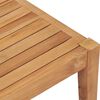 vidaXL Mesa de jard&iacute;n de madera maciza de teca 90,5x55,5x30,5 cm