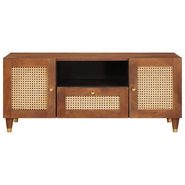 vidaXL Gabinetes y estantes de almacenamiento de medios Marrón