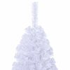 vidaXL Árbol de Navidad artificial con ramas gruesas PVC blanco 120 cm