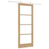 vidaXL Puerta Corredera Natural 83 x 211 cm