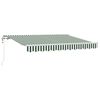 vidaXL Toldo Retr&aacute;ctil Verde 300 x 200 cm tela