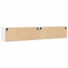 vidaXL Armario de pared 2 uds madera maciza de pino blanco 100x30x35cm