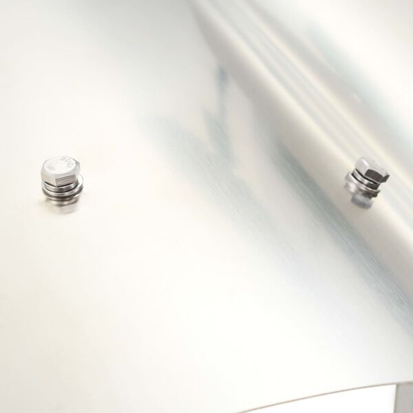 vidaXL Sombrerete de chimenea de acero inoxidable 60 x 80 x 39 cm