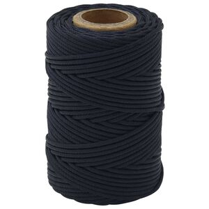 vidaXL Cuerda para barco 0.2 mm 50 m Azul Royal Poli&eacute;ster