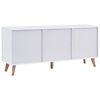 vidaXL Aparador de MDF blanco 160x40x70 cm