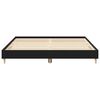 vidaXL Estructura de cama Roble Negro 203 x 203 x 25 cm