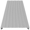 vidaXL Rampa de carga Plateado 159 x 23 x 5 cm Acero Galvanizado
