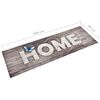 vidaXL Alfombra de cocina lavable Home 60x300 cm
