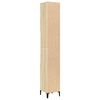 vidaXL Armario de ba&ntilde;o madera contrachapada roble Sonoma 30x30x190 cm