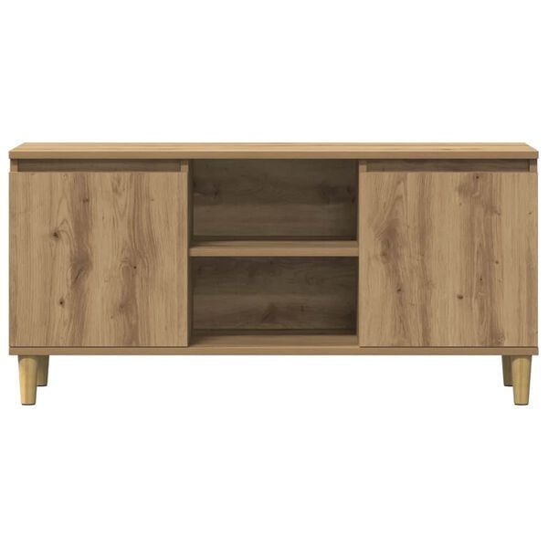 vidaXL Mueble para TV madera de ingenier&iacute;a roble artisan 102x35x50 cm