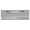 vidaXL Armario de pared madera ingenier&iacute;a gris Sonoma 100x36,5x35 cm