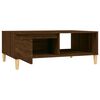 vidaXL Mesa de centro madera de ingeniería roble marrón 90x60x35 cm