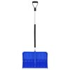vidaXL Pala para nieve aluminio azul 145 cm