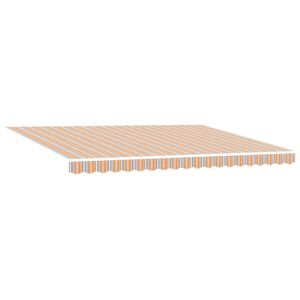 vidaXL Toldo retr&aacute;ctil Multicolor 450 x 300 cm Tela y Aluminio