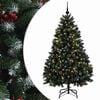 vidaXL &Aacute;rbol de Navidad artificial verde con bolas 150 cm 150 LED