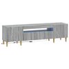 vidaXL Mueble de TV LED Sonoma gris Madera de ingenier&iacute;a