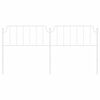 vidaXL Cabecero de metal blanco 200 cm