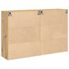 vidaXL Armarios de pared 2 pcs Roble artesanal 69,5 x 34 x 90 cm
