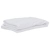 vidaXL Protector de colch&oacute;n impermeable blanco 120x200 cm