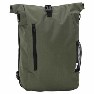 vidaXL Bolsa de bicicleta Oliva 31 x 13 x 58 cm Poli&eacute;ster