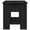 vidaXL Mesa de Café Roble negro 101 x 49 x 52 cm Madera contrachapada
