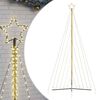 vidaXL &Aacute;rbol de Navidad LED 570 LEDs blanco c&aacute;lido 399 cm