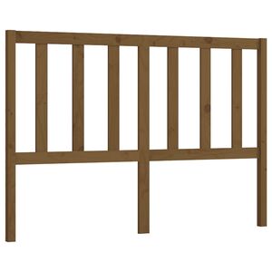 vidaXL Cabecero de cama madera maciza de pino marr&oacute;n miel 141x4x100 cm