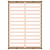 vidaXL Estructura de cama de madera maciza marr&oacute;n miel 150x200 cm