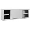 vidaXL Armario pared de cocina puertas correderas acero 150x40x50 cm