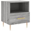 vidaXL Mesitas noche 2 uds madera ingenier&iacute;a gris Sonoma 40x35x47,5 cm