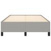 vidaXL Estructura de cama sin colchón tela gris claro 120x200 cm
